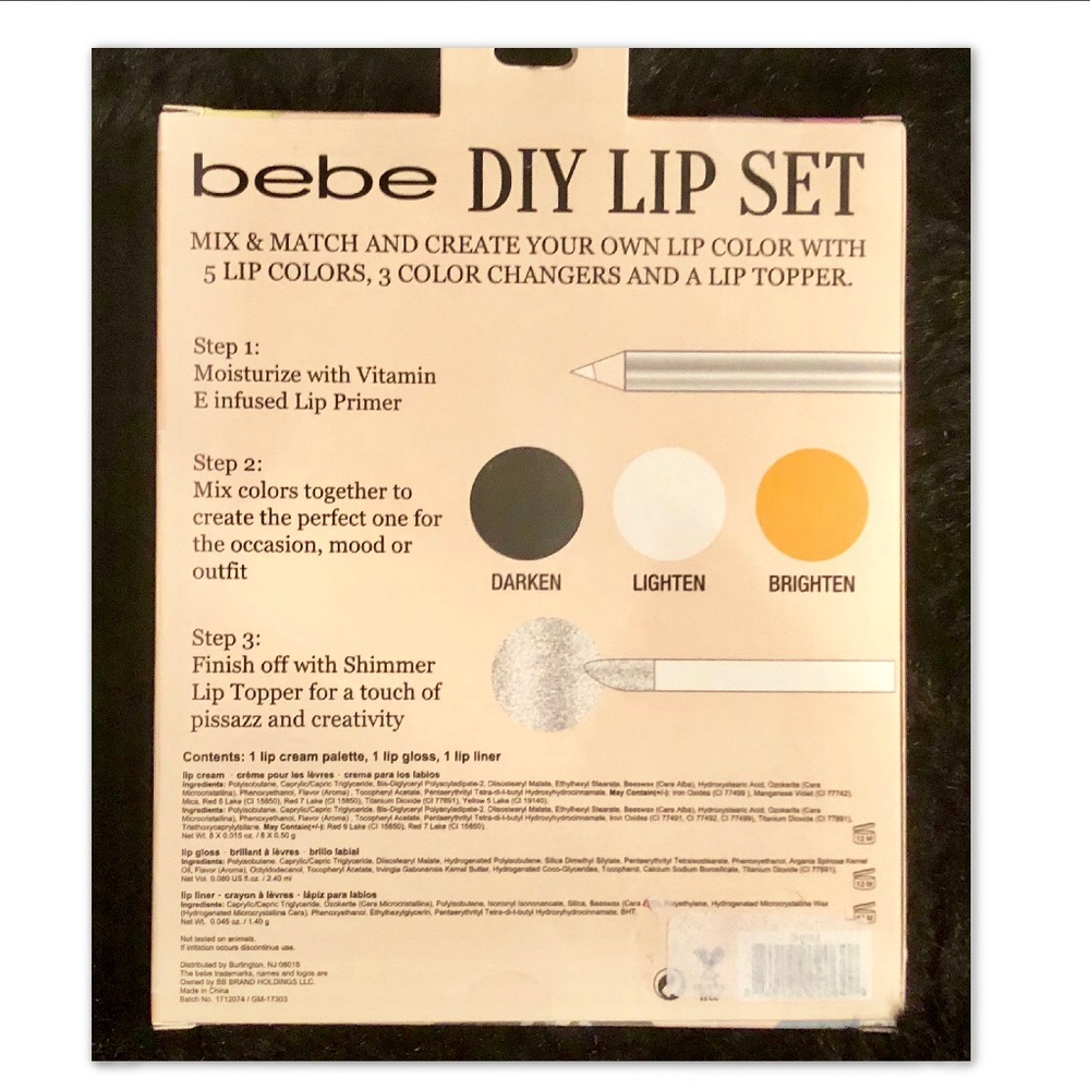 BEBE  Lip Palette with Primer & Gloss - Picture 3 of 4